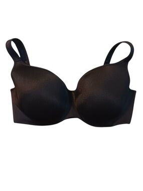 Cacique Women's Lightly Lined Balconette Black Bra Size 40 D